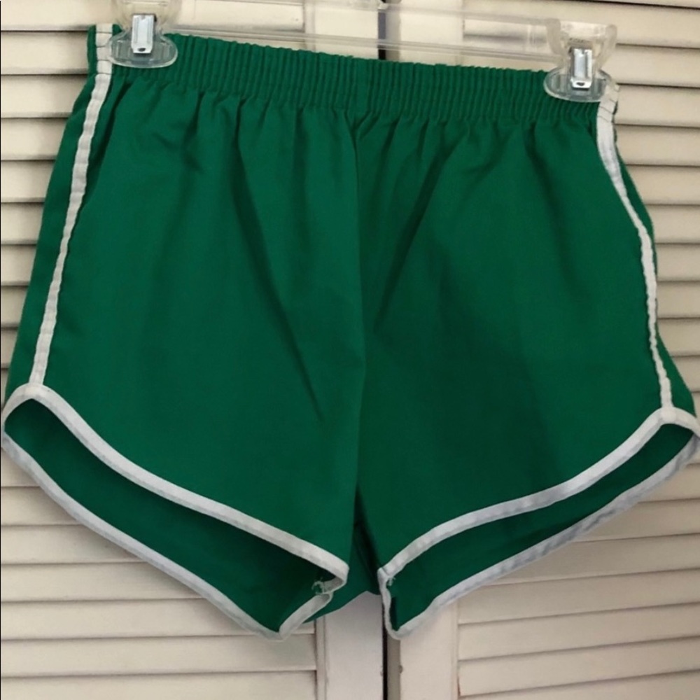 Vintage Green Gym Shorts